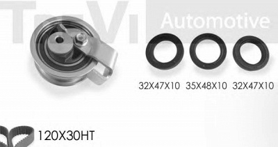 TREVI AUTOMOTIVE kd1266s -  Комплект ремня ГРМ